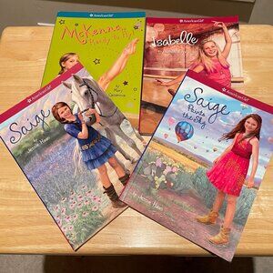 Like New - American Girl 4 Book Bundle - Saige, McKenna, Isabelle